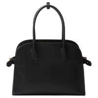 PRADA Leather Tote Bag Shopping Bag Handbag Medium Size Women's Black