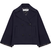 DIOR Coats Women's Marine Blue