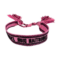DIOR Cotton Bracelets Women's Pink