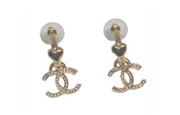CHANEL Earrings Women's Gold