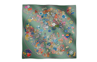 HERMES Silk Scarves Women's Multicolor