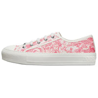 DIOR Walk'n'Dior Platform Shoes Stylish Skateboarding Shoes Women's Pink White