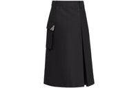 PRADA Triangle logo Midi Cargo Skirt