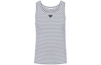 PRADA Triangle-logo Striped Tank Top