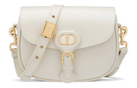 DIOR Bobby Smooth Cow Leather, Leather Shoulder Bag, Crossbody Bag Medium Size Women's White