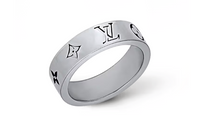 LOUIS VUITTON Brass Rings Unisex Silver