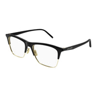 SAINT LAURENT Plastic Bio Injection Molded Browline Eyeglass Frames Women's Black