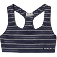 MIU MIU SS24 Tank Tops Women's Blue