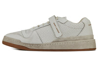 SAINT LAURENT Low Top Stylish Skateboarding Shoes Men's White Vintage Version