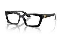 MIU MIU Logo print Rectangle frame Glasses
