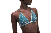 HERMES Bikinis Women's Blue