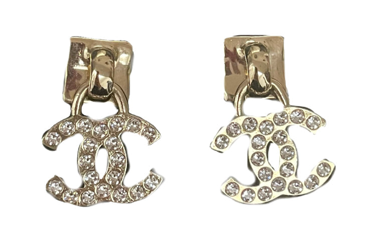 CHANEL Earrings Women's Gold
