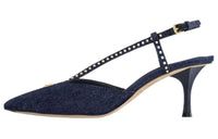 LOUIS VUITTON Stellar Slim Heel High Heels 6.5cm Women's Dark Blue