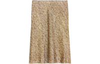 CELINE Hobble Leopard Print Skirt