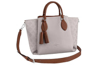 LOUIS VUITTON Calfskin Handbag Women's Gray