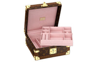 LOUIS VUITTON Monogram Canvas Hard Case Unisex Rose Ballet Shoes