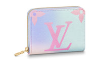 LOUIS VUITTON Zippy Coin Purse Sunrise Pastel