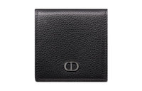 DIOR Grained Calfskin Coin Purse Regular Men's Black