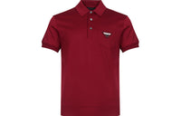 PRADA Polo Shirts Men Ruby Color