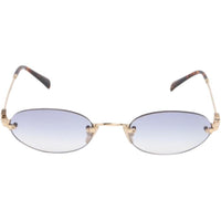 MIU MIU Metal Cat Eye Sunglasses Women's Gold