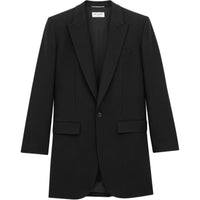 SAINT LAURENT Single Breasted Long Jacket