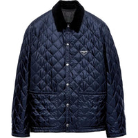 PRADA SS25 Jackets Coats Men's Marine Blue