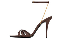 SAINT LAURENT Melody 115mm Satin Sandals