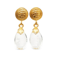 CELINE Gold-Plated Earrings Women's Gold