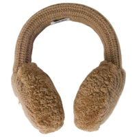 MIU MIU Fabric Earmuffs Women's Brown