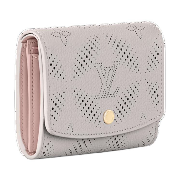 LOUIS VUITTON Portefeuil Iris Cow Leather Wallet Women's Gray