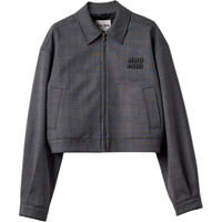 MIU MIU Jackets & Coats Women's Slate Gray