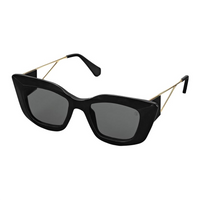 LOUIS VUITTON Square Sunglasses Women's Black