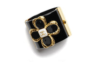 CHANEL Bangles Women's Black/Gold