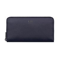 DIOR Calfskin Wallet Men's Blue