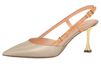 LOUIS VUITTON Blossom Slim Heel High Heels 7.5cm Women's Light Gold