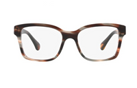 CHANEL - Rectangular Eyeglass Frames Men's Brown