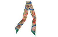 HERMES Silk Scarves Women's Gilded Beige
