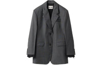 MIU MIU SS24 Business Suits Coats Unisex Slate Gray
