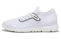 PRADA Breathable Low-Top Casual Shoes Men's White