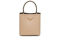 PRADA Leather Shoulder Bag Crossbody Bag Handbag Women's Orchid Color