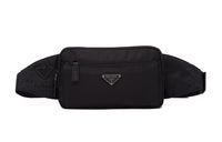 PRADA Saffiano Leather Crossbody Bags Sling Bags Men's Black