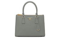 PRADA Galleria Killer Bag Leather Shoulder Bag Crossbody Bag Handbag Medium Size Women's Slate Gray