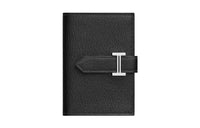HERMES Bearn Mysore Goat Skin Wallet Mini Women's 89 Noir Black