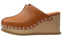 HERMES Wrap-toe Slippers Women's Brown