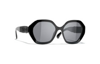 CHANEL Sunglasses Women's Black