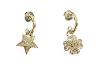 CHANEL Metal Clip-On Earrings Women's Gold