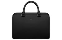 DIOR Grained Calfskin Briefcases Handbags Men's Black