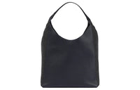 Loro Piana Calfskin With Wool Felt Shoulder Bag Women's Black