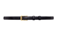 CELINE Leather Belts Women's Black