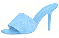 LOUIS VUITTON Revival Slim Heel High Heels Women's Blue